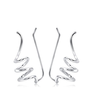 Unique Silver Earrings EL-3600